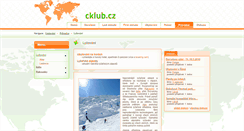 Desktop Screenshot of lyzovani.cklub.cz