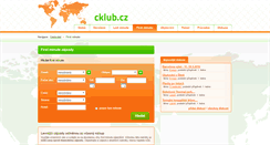 Desktop Screenshot of first-minute.cklub.cz