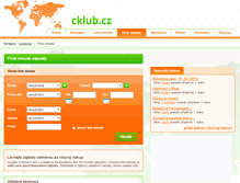 Tablet Screenshot of first-minute.cklub.cz