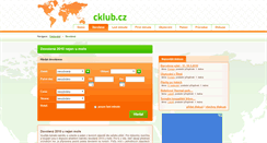 Desktop Screenshot of dovolena.cklub.cz
