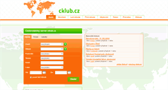 Desktop Screenshot of cklub.cz