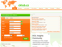 Tablet Screenshot of cklub.cz