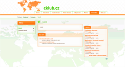 Desktop Screenshot of lazne.cklub.cz
